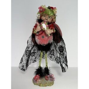 VINTAGE Mark Roberts "LADY BUG PRINCESS FAIRY" Handmade 12" Standing RETIRED